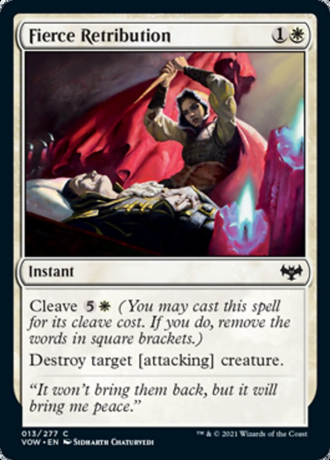 Fierce Retribution [Innistrad: Crimson Vow] | Event Horizon Hobbies CA