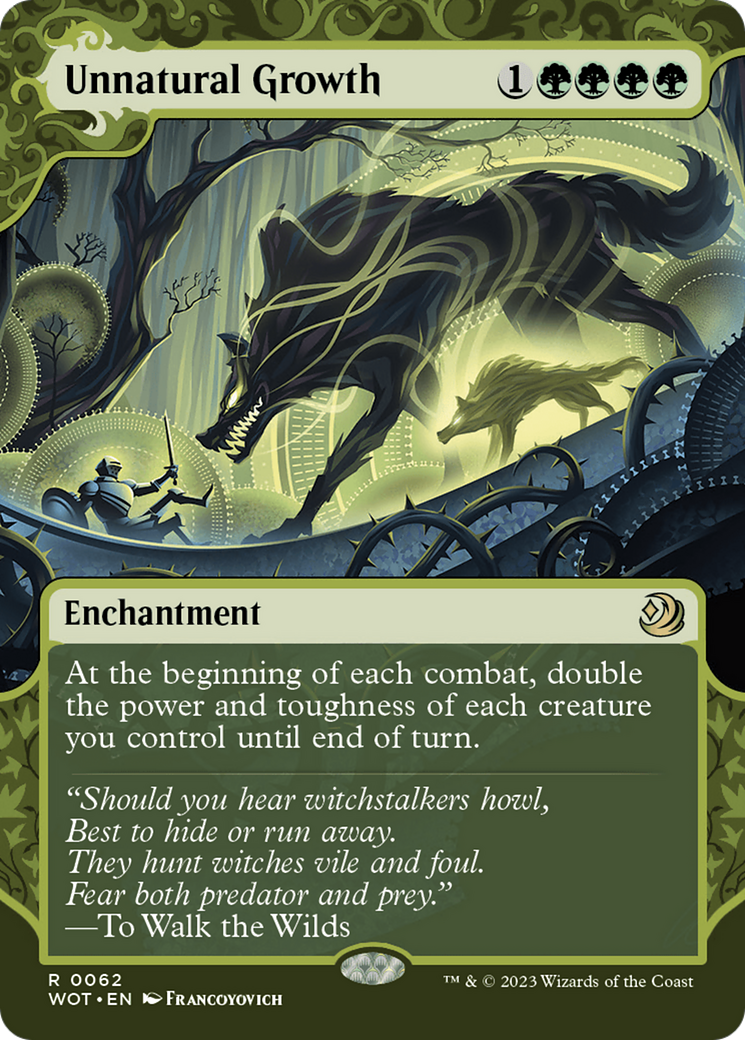 Unnatural Growth [Wilds of Eldraine: Enchanting Tales] | Event Horizon Hobbies CA