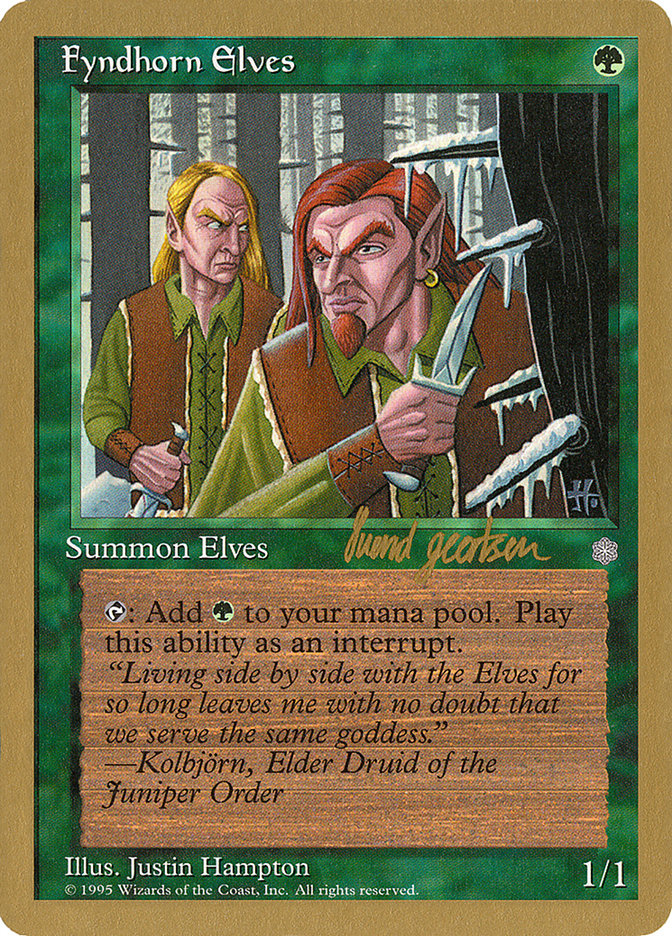 Fyndhorn Elves (Svend Geertsen) [World Championship Decks 1997] | Event Horizon Hobbies CA