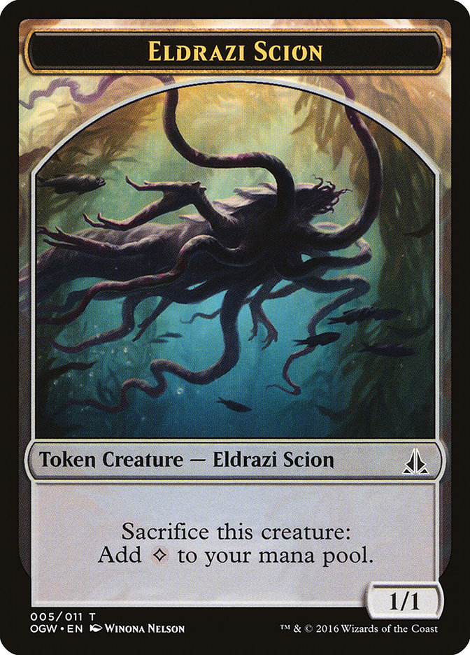 Eldrazi Scion (005/011) [Oath of the Gatewatch Tokens] | Event Horizon Hobbies CA