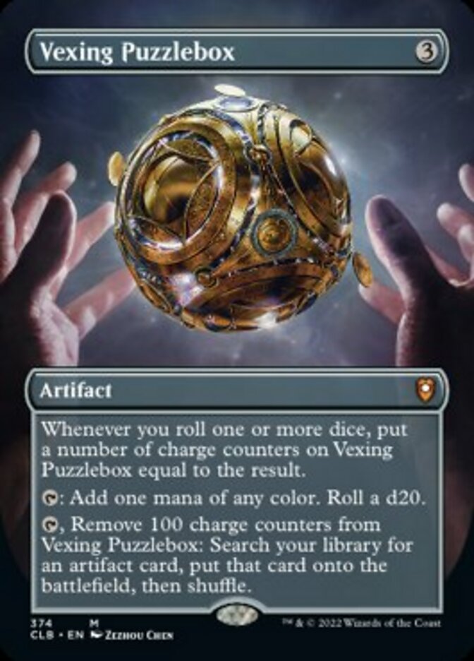 Vexing Puzzlebox (Borderless Alternate Art) [Commander Legends: Battle for Baldur's Gate] | Event Horizon Hobbies CA