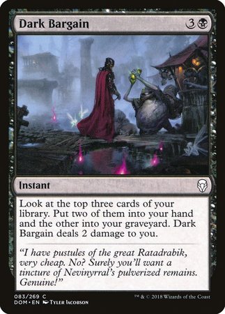 Dark Bargain [Dominaria] | Event Horizon Hobbies CA