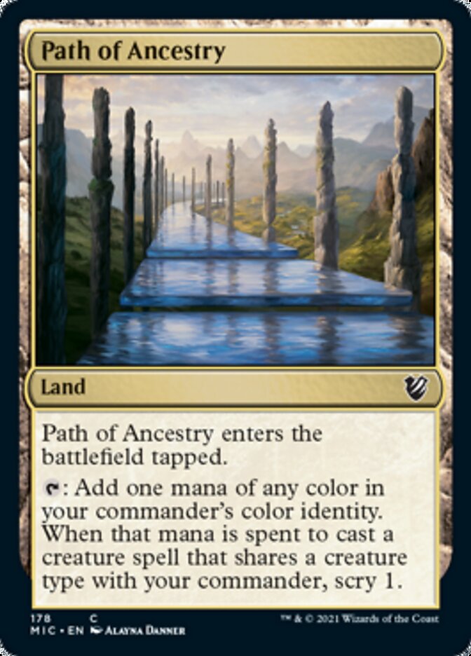 Path of Ancestry [Innistrad: Midnight Hunt Commander] | Event Horizon Hobbies CA