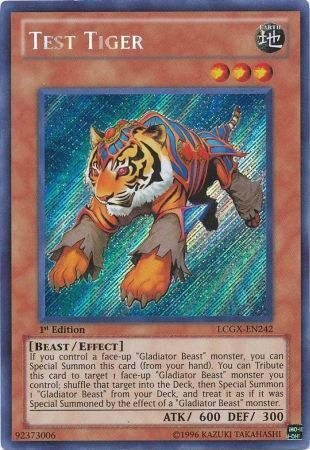 Test Tiger [LCGX-EN242] Secret Rare | Event Horizon Hobbies CA