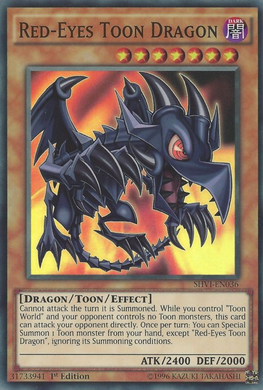 Red-Eyes Toon Dragon [SHVI-EN036] Super Rare | Event Horizon Hobbies CA