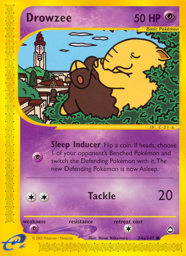 Drowzee (74a/147) [Aquapolis] | Event Horizon Hobbies CA