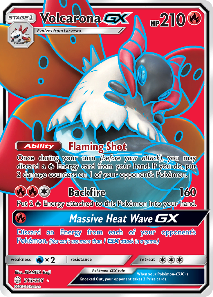 Volcarona GX (213/236) [Sun & Moon: Cosmic Eclipse] | Event Horizon Hobbies CA