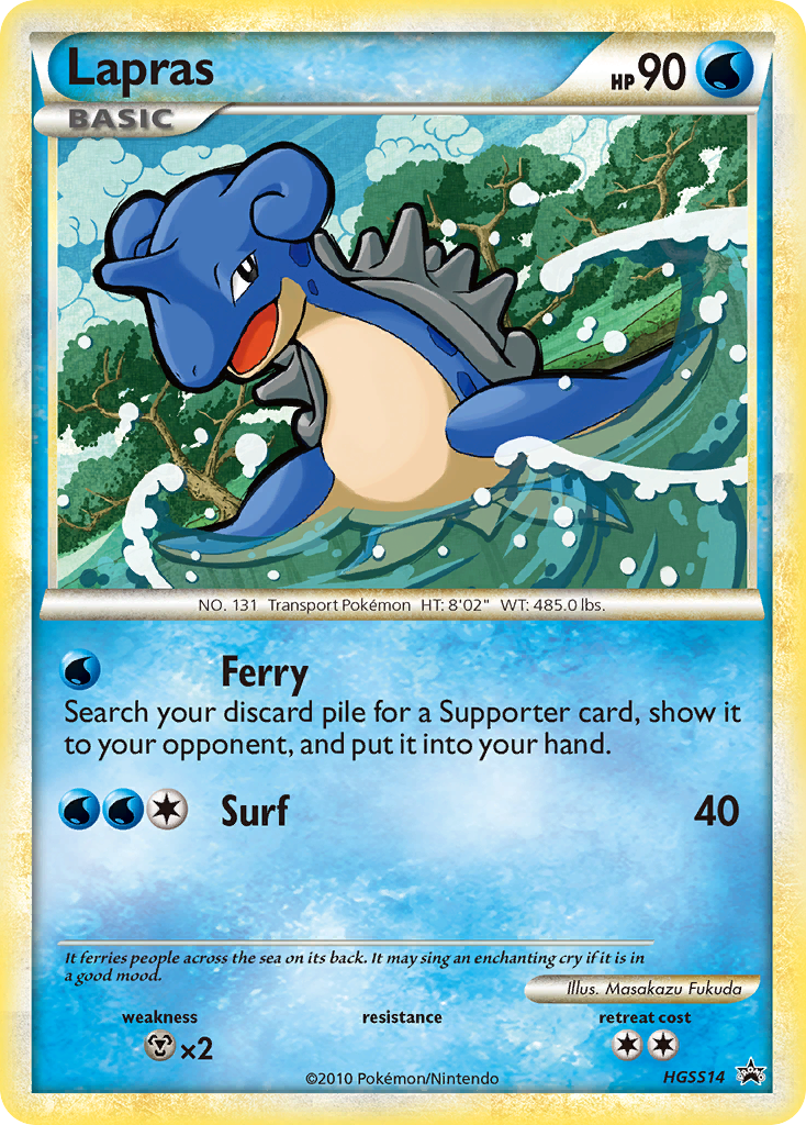 Lapras (HGSS14) [HeartGold & SoulSilver: Black Star Promos] | Event Horizon Hobbies CA