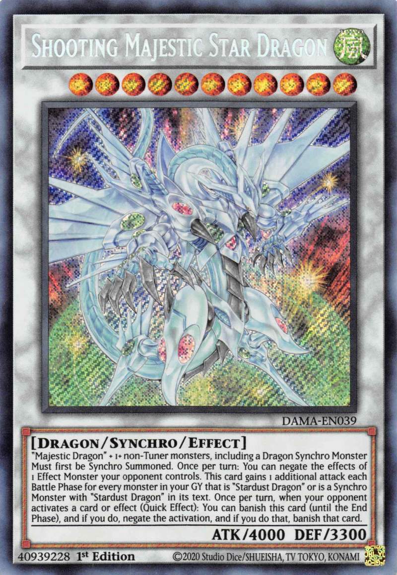 Shooting Majestic Star Dragon [DAMA-EN039] Starlight Rare | Event Horizon Hobbies CA