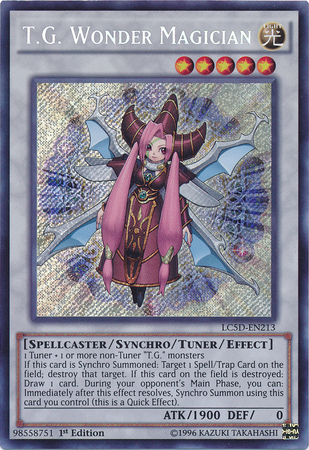 T.G. Wonder Magician [LC5D-EN213] Secret Rare | Event Horizon Hobbies CA