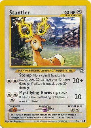 Stantler (76/111) [Neo Genesis Unlimited] | Event Horizon Hobbies CA