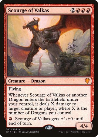 Scourge of Valkas [Commander 2017] | Event Horizon Hobbies CA