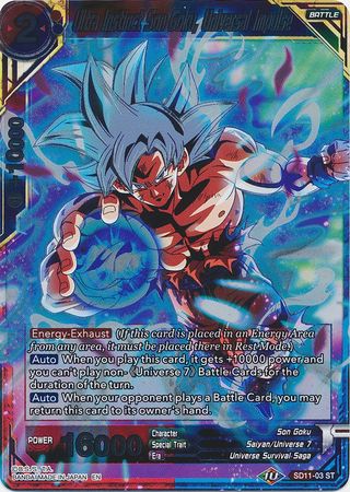 Ultra Instinct Son Goku, Universal Impulse (Gold Stamped) (Starter Deck Exclusive) (SD11-03) [Universal Onslaught] | Event Horizon Hobbies CA