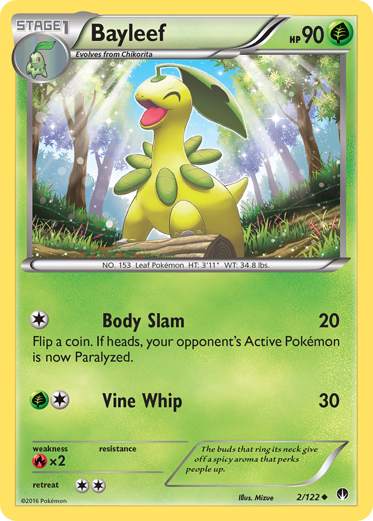 Bayleef (2/122) [XY: BREAKpoint] | Event Horizon Hobbies CA