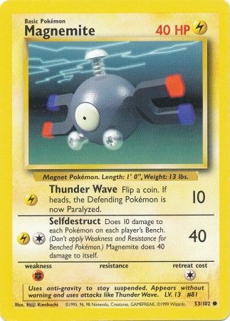 Magnemite (53/102) [Base Set Unlimited] | Event Horizon Hobbies CA