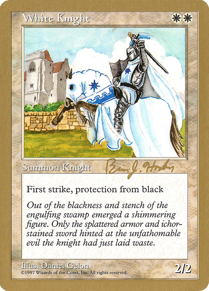 White Knight (Brian Hacker) [World Championship Decks 1998] | Event Horizon Hobbies CA