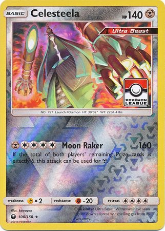 Celesteela (100/168) (League Promo) [Sun & Moon: Celestial Storm] | Event Horizon Hobbies CA