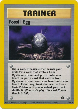 Fossil Egg (72/75) [Neo Discovery Unlimited] | Event Horizon Hobbies CA