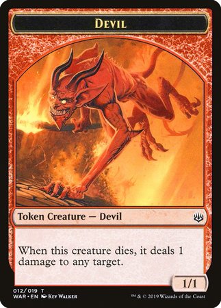 Devil Token [War of the Spark Tokens] | Event Horizon Hobbies CA