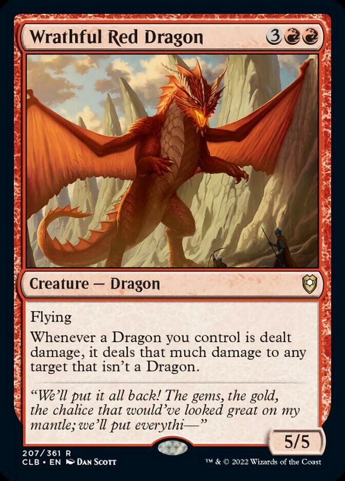 Wrathful Red Dragon [Commander Legends: Battle for Baldur's Gate] | Event Horizon Hobbies CA