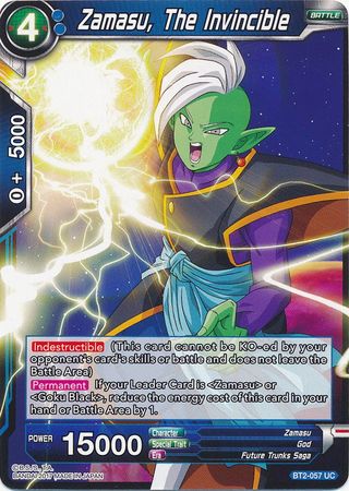 Zamasu, The Invincible (BT2-057) [Union Force] | Event Horizon Hobbies CA