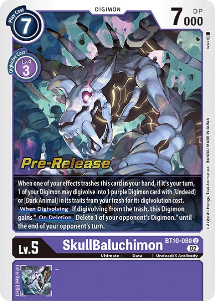 SkullBaluchimon [BT10-080] [Xros Encounter Pre-Release Cards] | Event Horizon Hobbies CA