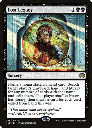 Lost Legacy [Kaladesh Promos] | Event Horizon Hobbies CA