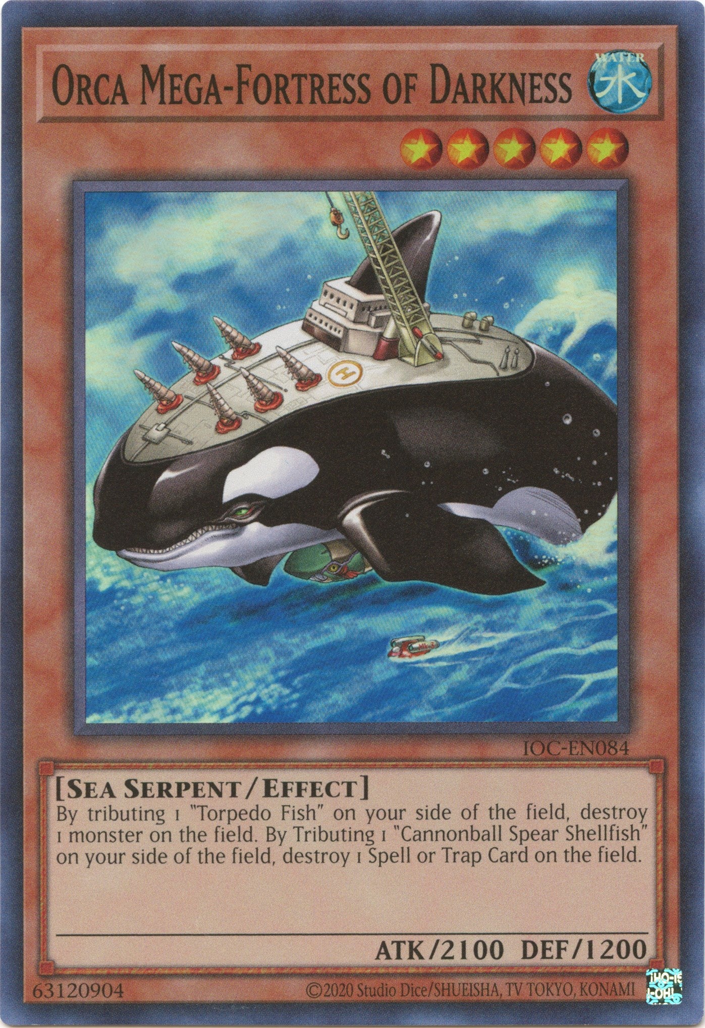 Orca Mega-Fortress of Darkness (25th Anniversary) [IOC-EN084] Super Rare | Event Horizon Hobbies CA