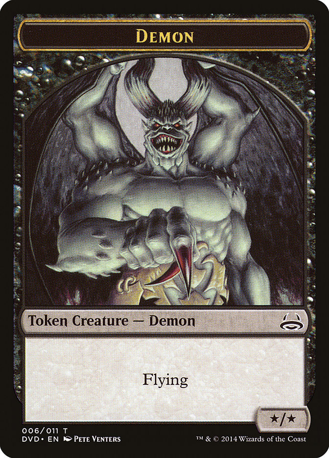 Demon Token (Divine vs. Demonic) [Duel Decks Anthology Tokens] | Event Horizon Hobbies CA