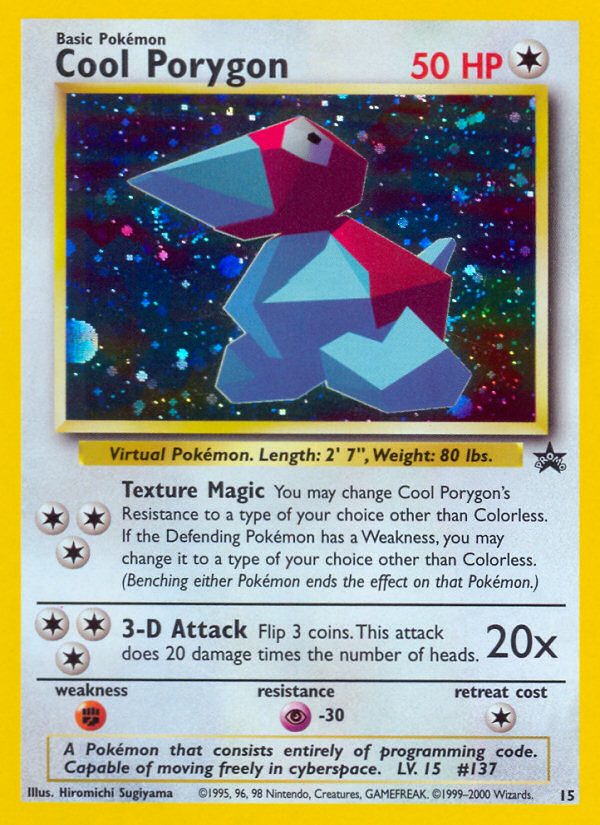 Cool Porygon (15) [Wizards of the Coast: Black Star Promos] | Event Horizon Hobbies CA