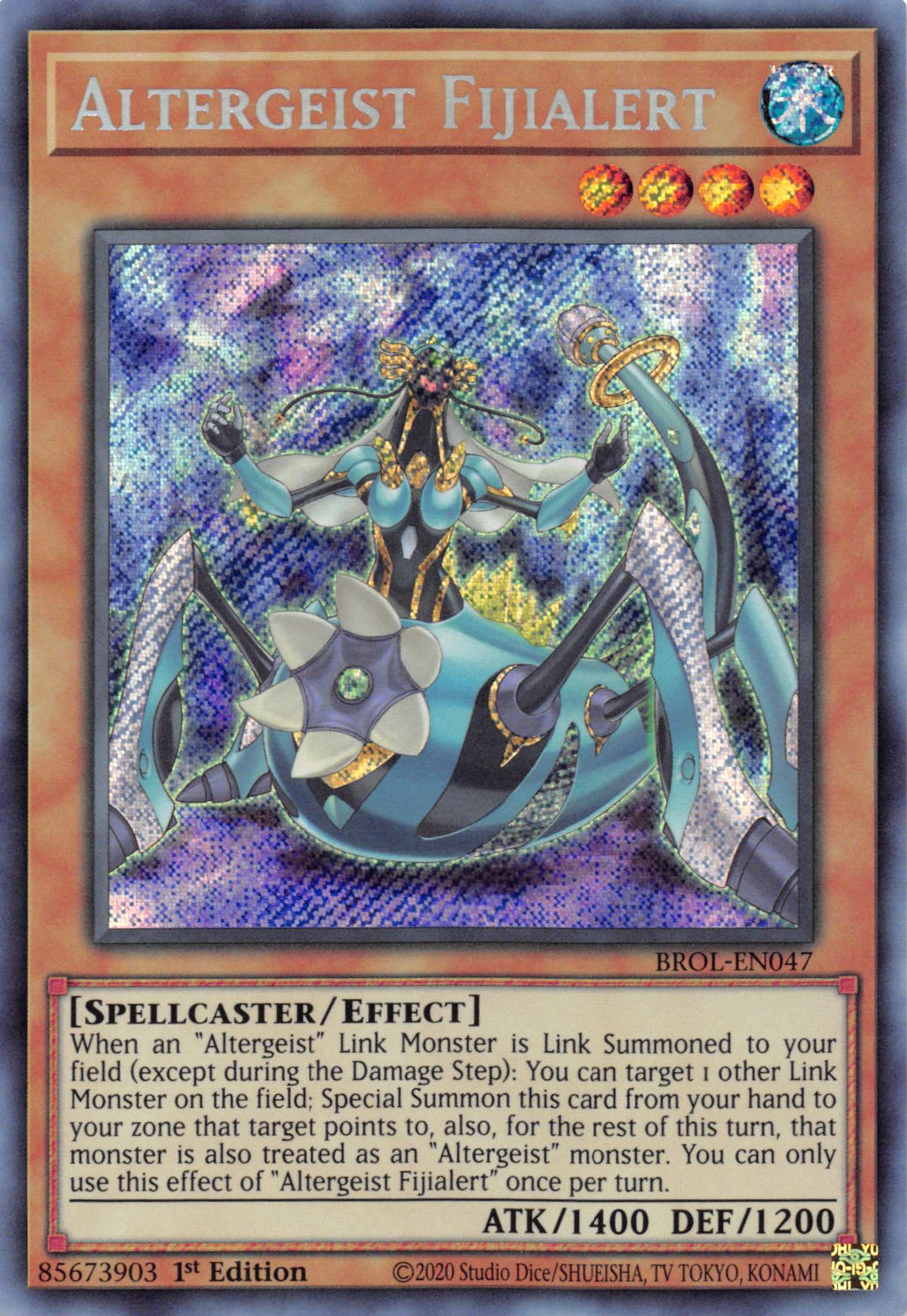 Altergeist Fijialert [BROL-EN047] Secret Rare | Event Horizon Hobbies CA