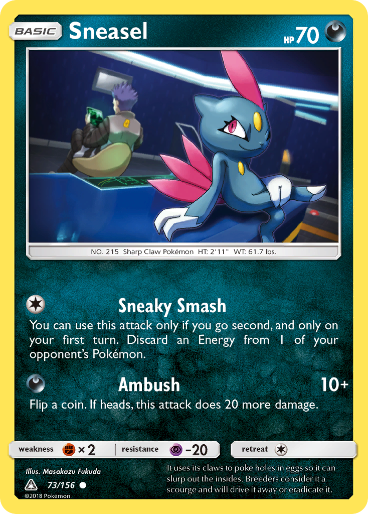 Sneasel (73/156) [Sun & Moon: Ultra Prism] | Event Horizon Hobbies CA