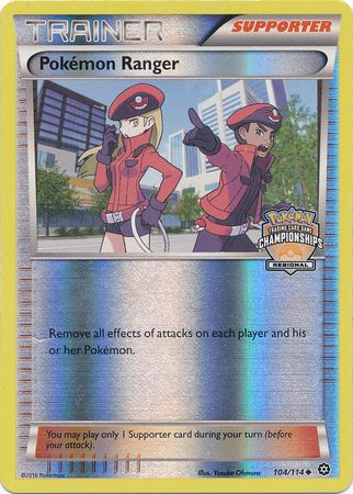 Pokemon Ranger (104/114) (Championship Promo) [XY: Steam Siege] | Event Horizon Hobbies CA