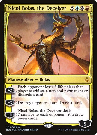 Nicol Bolas, the Deceiver [Hour of Devastation]