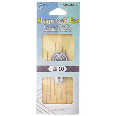 Beading - Needles - Gold Eye (7 pcs)