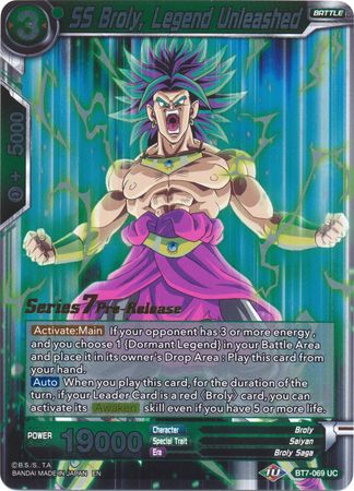 SS Broly, Legend Unleashed (BT7-069_PR) [Assault of the Saiyans Prerelease Promos] | Event Horizon Hobbies CA