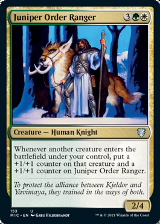 Juniper Order Ranger [Innistrad: Midnight Hunt Commander] | Event Horizon Hobbies CA