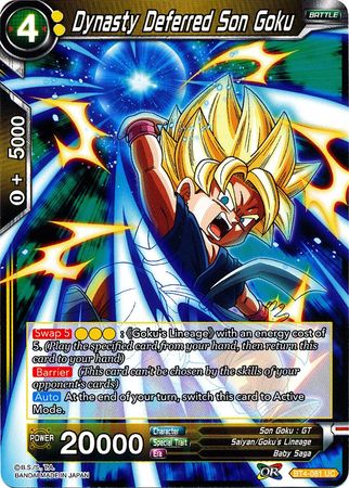 Dynasty Deferred Son Goku (BT4-081) [Colossal Warfare] | Event Horizon Hobbies CA