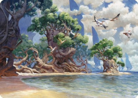 Yavimaya Coast Art Card [Dominaria United Art Series] | Event Horizon Hobbies CA