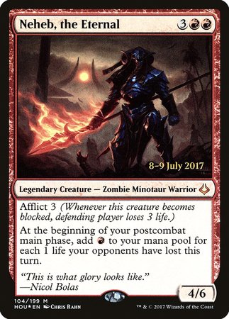 Neheb, the Eternal [Hour of Devastation Promos] | Event Horizon Hobbies CA