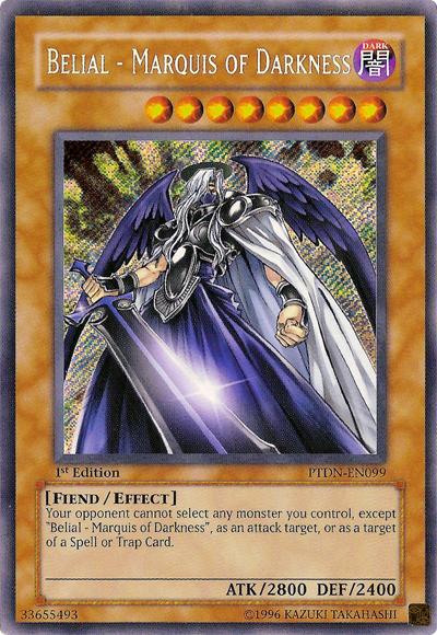 Belial - Marquis of Darkness [PTDN-EN099] Secret Rare | Event Horizon Hobbies CA