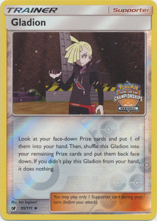 Gladion (95/111) (Regional Championship Promo) [Sun & Moon: Crimson Invasion] | Event Horizon Hobbies CA