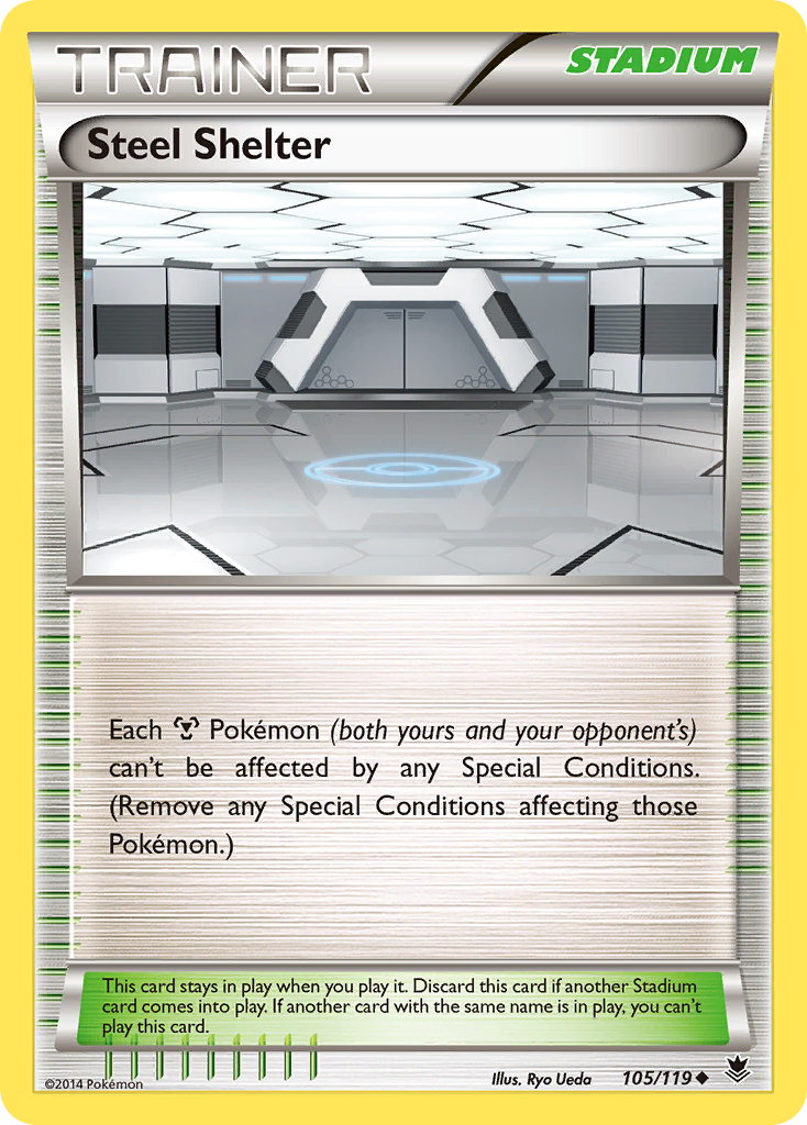 Steel Shelter (105/119) [XY: Phantom Forces] | Event Horizon Hobbies CA