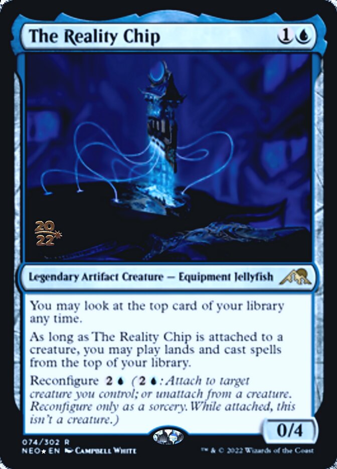 The Reality Chip [Kamigawa: Neon Dynasty Prerelease Promos] | Event Horizon Hobbies CA