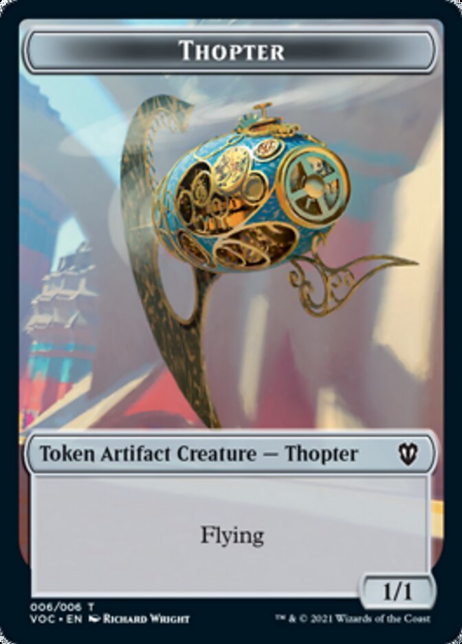 Spirit (003) // Thopter Double-sided Token [Innistrad: Crimson Vow Commander Tokens] | Event Horizon Hobbies CA