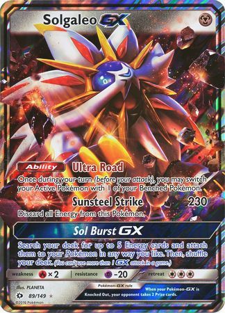 Solgaleo GX (89/149) (Jumbo Card) [Sun & Moon: Base Set] | Event Horizon Hobbies CA