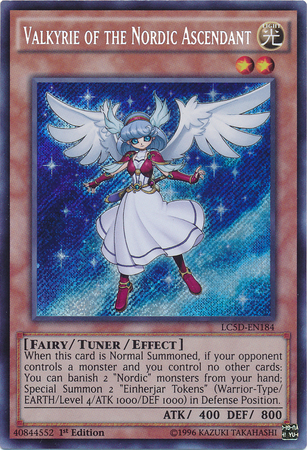 Valkyrie of the Nordic Ascendant [LC5D-EN184] Secret Rare | Event Horizon Hobbies CA