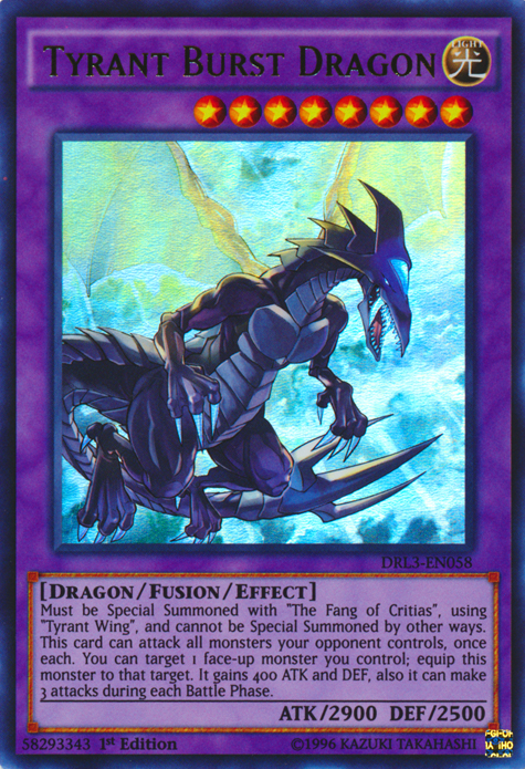 Tyrant Burst Dragon [DRL3-EN058] Ultra Rare | Event Horizon Hobbies CA