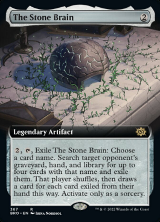 The Stone Brain (Extended Art) [The Brothers' War] | Event Horizon Hobbies CA