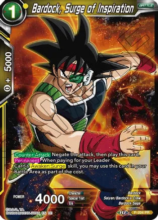 Bardock, Surge of Inspiration (P-204) [Mythic Booster] | Event Horizon Hobbies CA